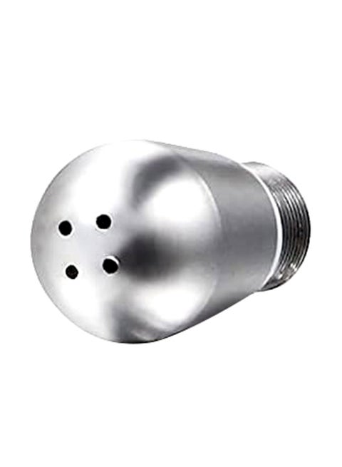 طرف من 4 فتحات لبخار القهوة فضي 20x8سم