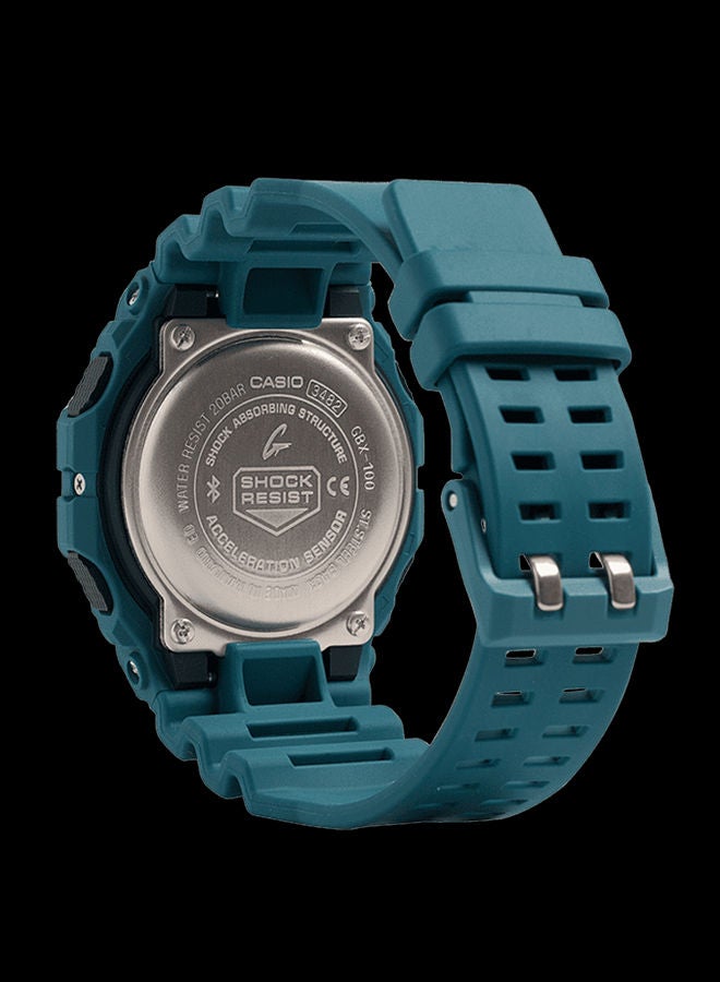 جي شوك ساعة يد جي - شوك رقمية وبسوار من الراتنج طراز GBX-100-2DR للرجال - Image 3