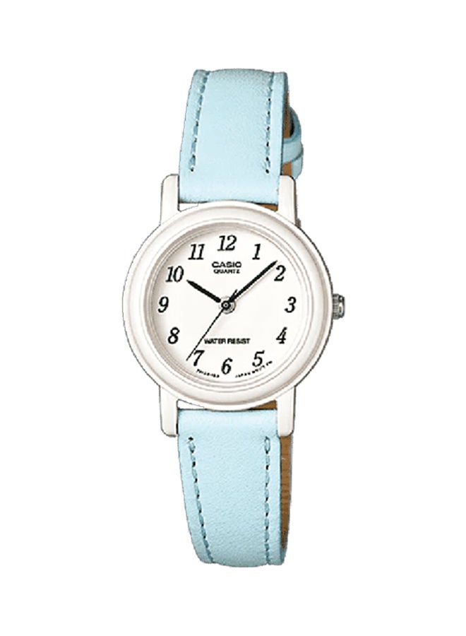 CASIO Girls' Analog  White Dial Genuine Leather Band LQ-139L-2BDF  - Image 1