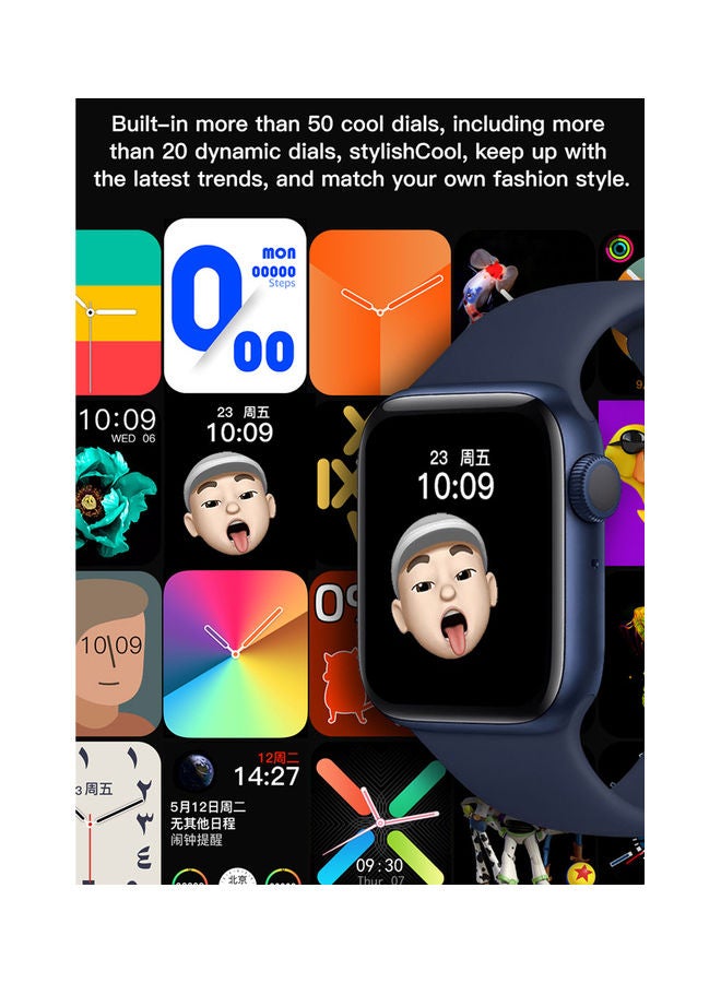 بلاك تايجر ساعة ذكية HW22 من الجيل السادس مع خاصية الرد على المكالمات و الرسائل / تدعم اللغة العربية أزرق - Image 5