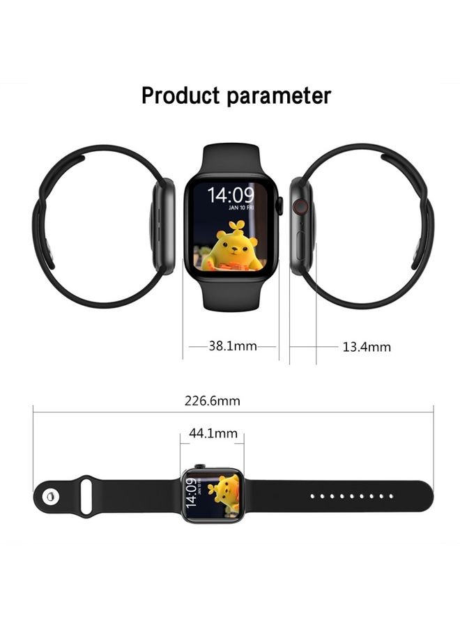 Black Tiger Sports Watch With Health Fitness Tracker And Heart Rate Monitor Black  - Image 4