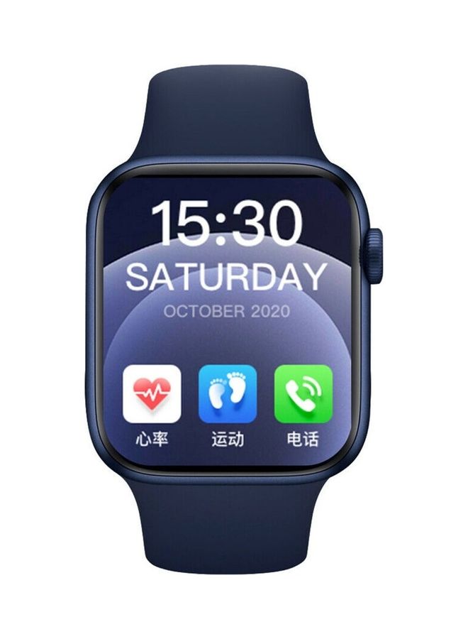 Black Tiger Smart Watch Hw16 With A Notification Sync Feature Supports Arabic Language Blue  - Image 2