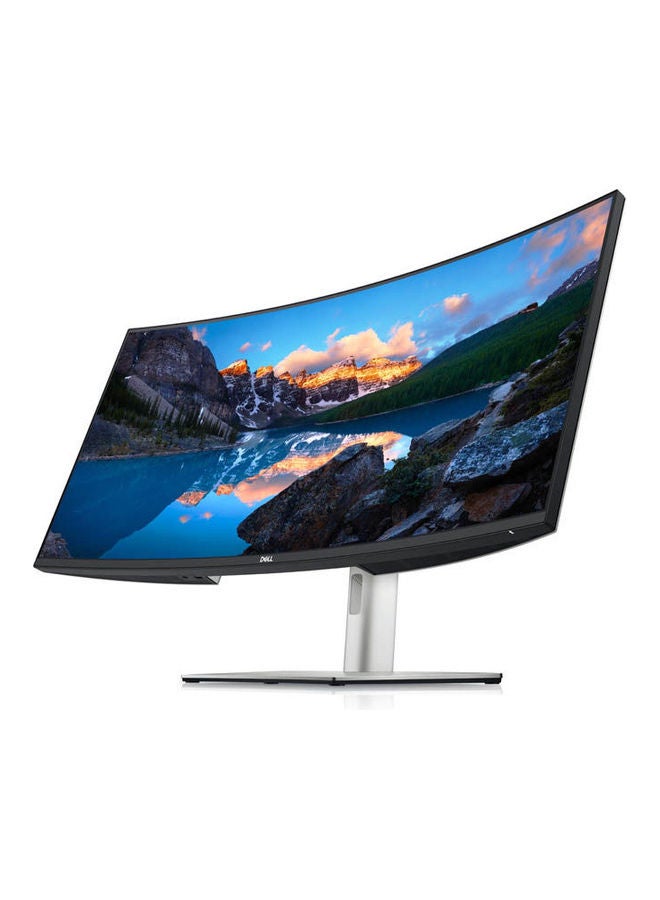 DELL - Dell U3821DW UltraSharp 37.5" Curved USB-C Hub WQHD+ Monitor, Resolution 3840x1600, 60Hz Refresh Rate, 5 ms / 8ms Response Time, USB Hub 3.0, 1 DP, 2 HDMI, silver - Image 1