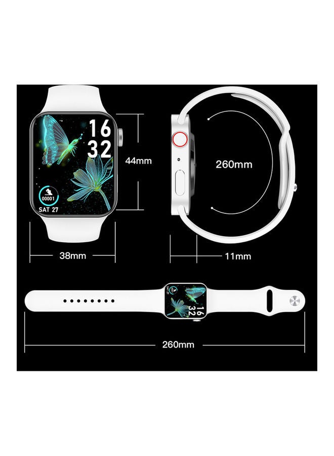 Black Tiger - Smart Watch T500 Plus With Notification Sync Feature Supports Arabic Language Silver - Image 1