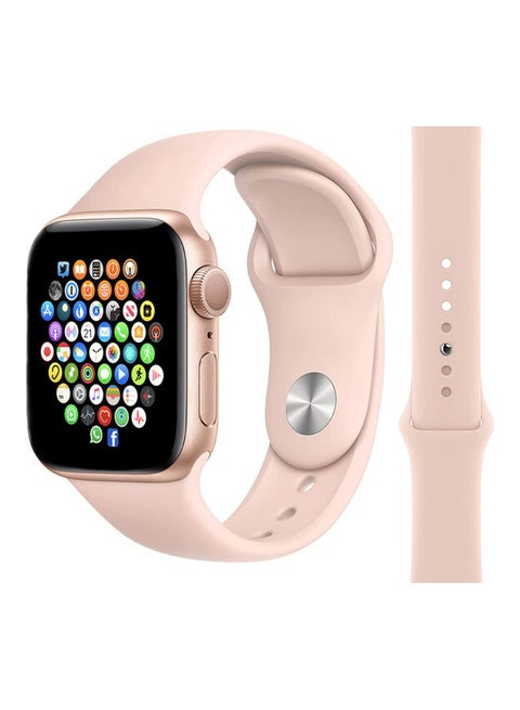 Smart Watch Hw22 Pro Max With Silicone Bracelet / Supports The Arabic Language Pink