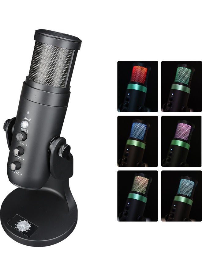 USB Computer Microphone Black - Image 1
