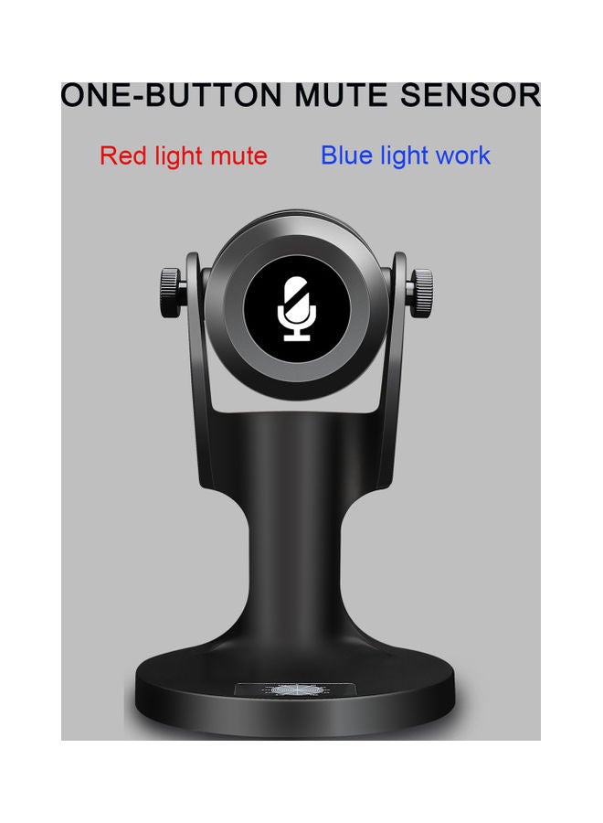 USB Computer Microphone Black - Image 5