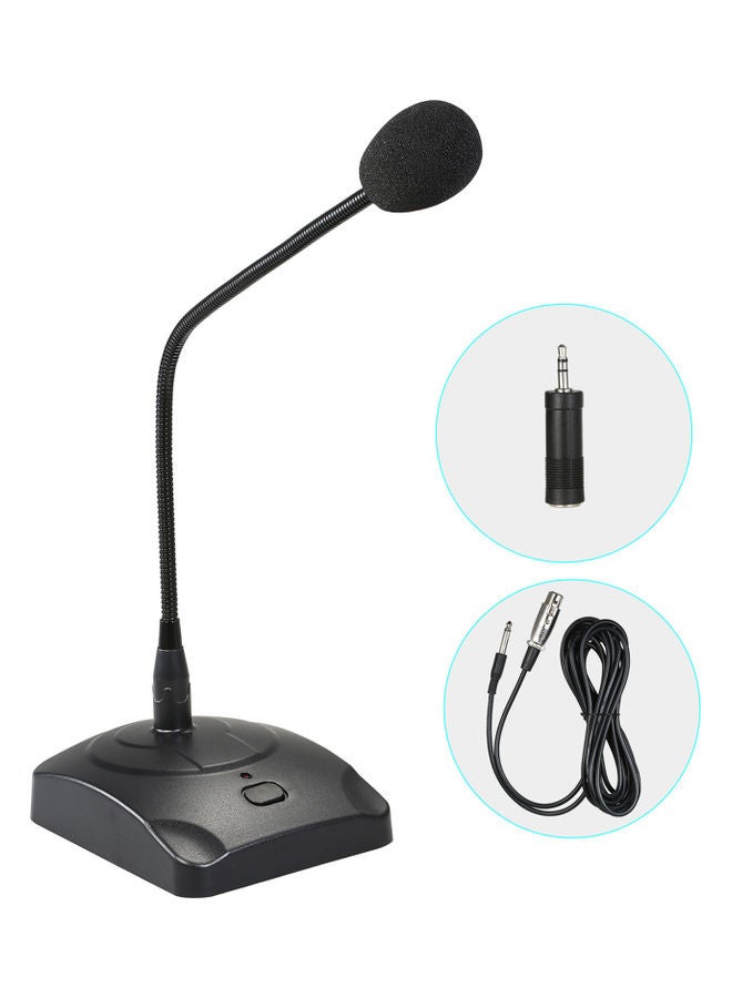 Wired Desktop Conference Microphone Black - Image 5