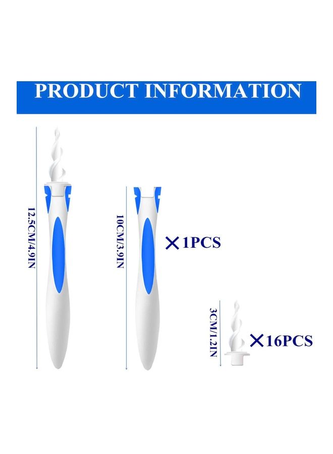 Generic - 16-Piece Ear Wax Remover Safe Swab Tool - Image 1