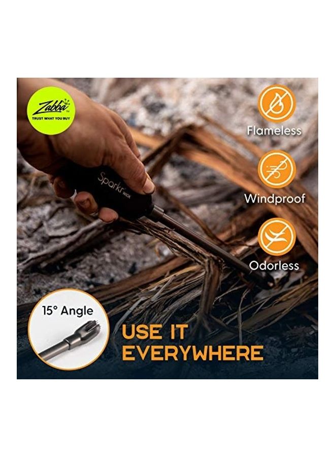 Power Practical - Candle Lighter - Sparkr USB Rechargeable Electric Lighter Plasma Technology & Extra Long Wand, Flameless Lighters for Candles, Camping, & Cooking, Black 0.70kg - Image 1