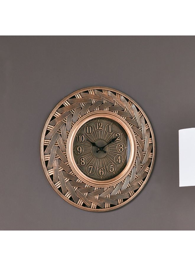 Wall Clock 30 Gold 58.4cm - Image 1