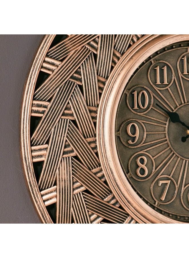 Wall Clock 30 Gold 58.4cm - Image 3