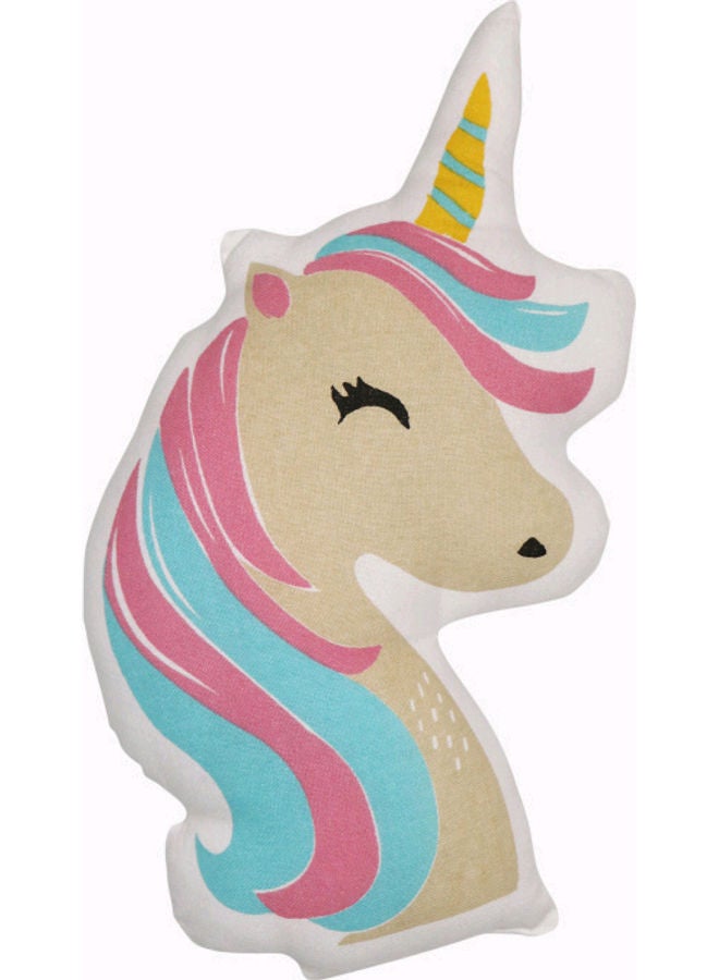 Unicorn Pillow cotton Multicolour 38x23cm