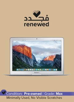 Renewed - Macbook Air A1466 (2017) Laptop With 13.3-Inch Display,Intel Core i5 Processor/7th Gen/8GB RAM/120GB SSD/MacOS English Silver