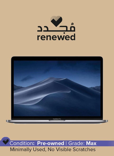Renewed - Macbook Pro A1708 MPXQ2LL/A (2017) Laptop With 13.3-Inch,Intel Core i5 Processor/7th Gen/8GB RAM/128GB SSD/MacOS English Space Grey English Space Grey