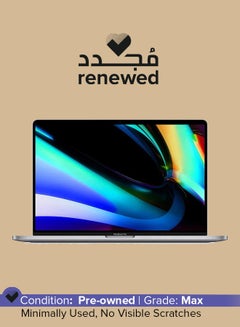 مُجدد - لابتوب ماك بوك برو A1707 (إصدار 2016) بشاشة مقاس 15.4 بوصة ومعالج إنتل كور i7/الجيل السادس/ذاكرة رام 16 جيجابايت/محرك أقراص SSD سعة 512 جيجابايت/نظام تشغيل ماك اللغة الإنجليزية رمادي