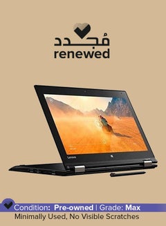Renewed - Thinkpad Yoga 260 (2018) 2-in-1 Laptop With 12.5-Inch Display,Intel Core i5 Processor/6th Gen/8GB RAM/256GB SSD/Windows 10 English Black