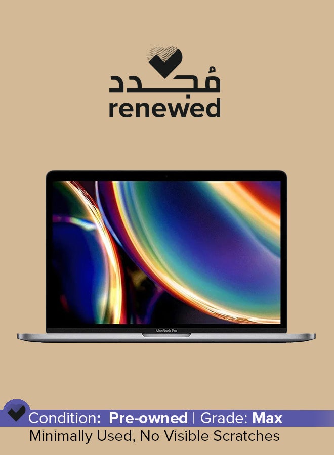 Apple Renewed - Macbook Pro MXK52 (2020) Laptop With 13.3-Inch, Intel Core i5 Processor/9th Gen/8GB RAM/512GB SSD/Touch Bar Keyboard English Space Grey - Image 1