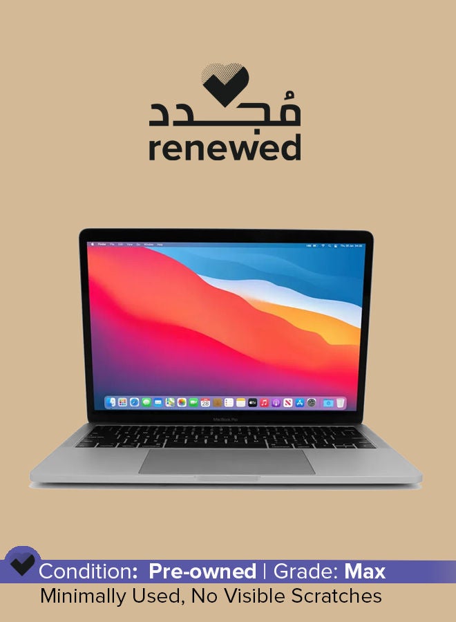 Apple Renewed - Macbook Pro A2159 (2019) Laptop With 13.3-Inch Display, Intel Core i5 Processor/8th Gen/8GB RAM/128GB SSD/1.5GB Integrated Graphics English/Arabic Silver  - Image 1