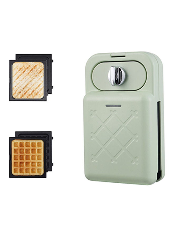 Arabest Multi-Functional Household Small Waffle And Sandwich Maker Push Toaster 650.0 W PSZHkc1001 Green  - Image 1