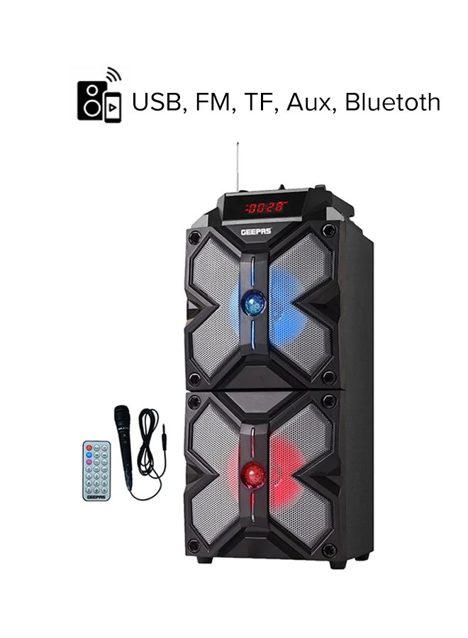 GEEPAS Rechargeable Portable Speaker GMS11112 Black  - Image 1