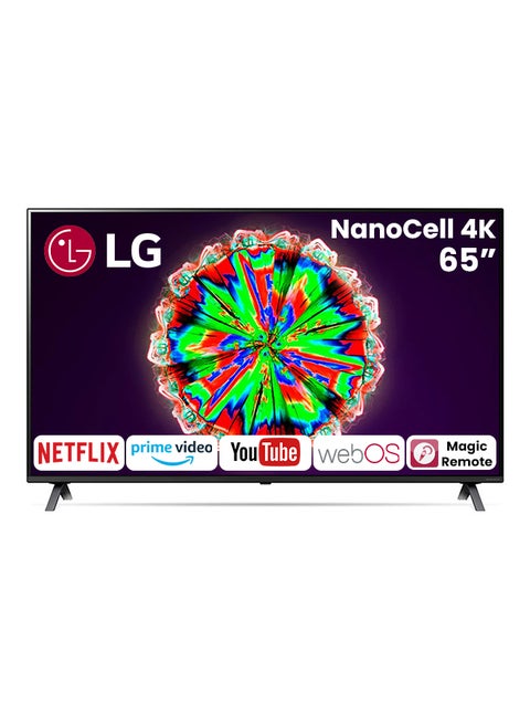 65-Inch 8 Series WebOS 4K HDR Smart LED TV 65NANO80VNA Black