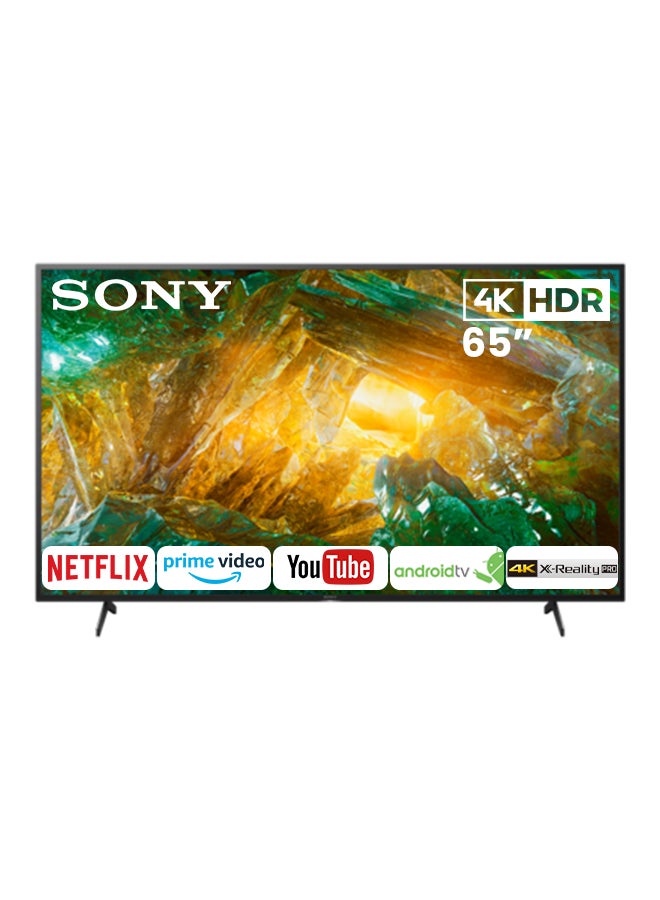 SONY 4K Smart LED TV 65 Inch With Android System, WiFi Connection, 4 HDMI and 2 USB Inputs KD65X8000H Black - Image 1