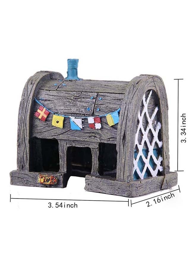 Sponge Bob Theme Aquarium Decoration Multicolour 3.54x2.16x3.34inch - Image 2