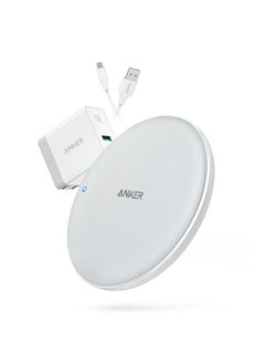 Power Wave 7.5 Pad Fast Charging Wireless Charger White