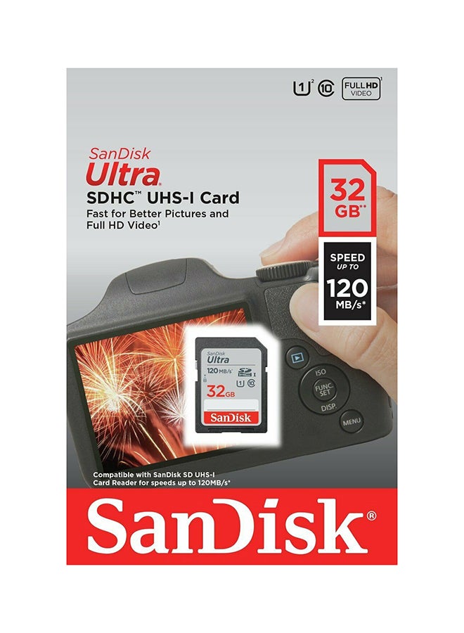 Sandisk - Ultra SDHC Memory Card 120MB/s 32 GB - Image 1