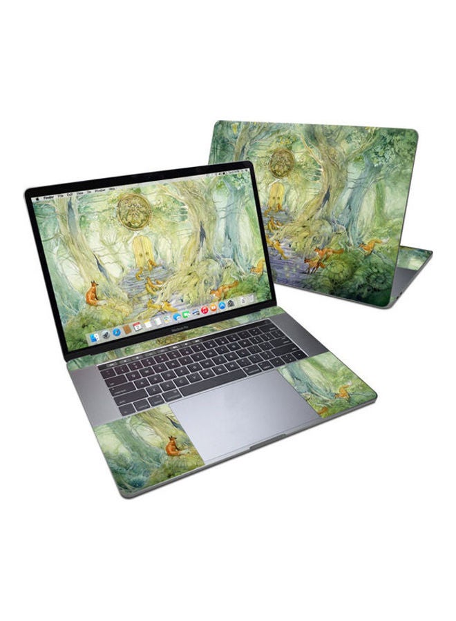 Generic Green Gate Skin For Macbook Pro 15 Multicolour 