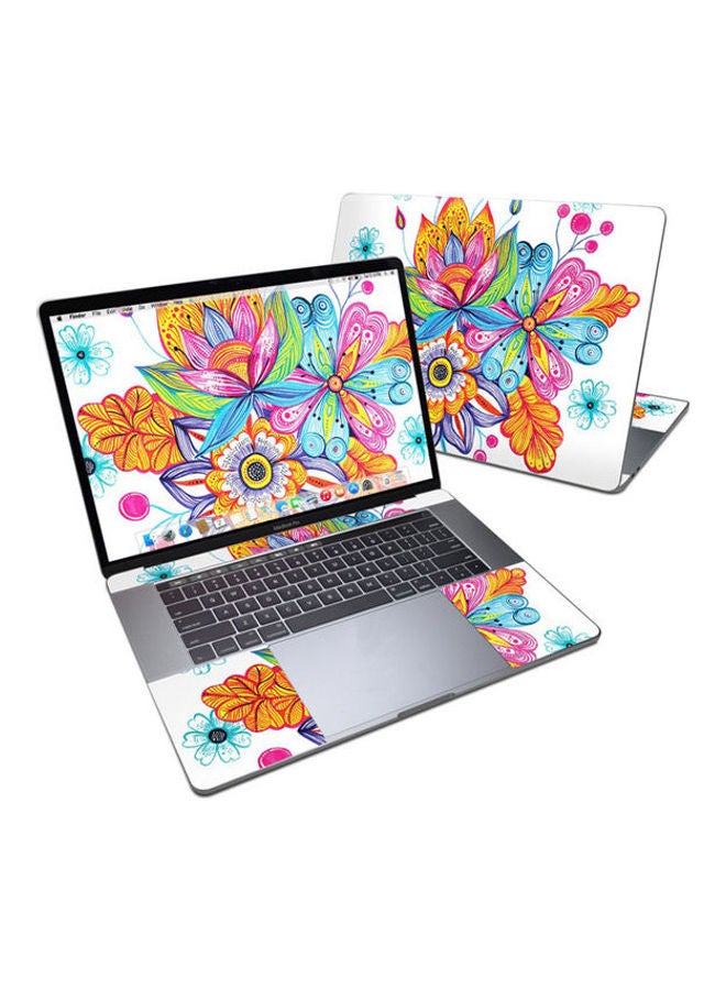 Flowers Bouquet Skin For Macbook Pro 15 Multicolour