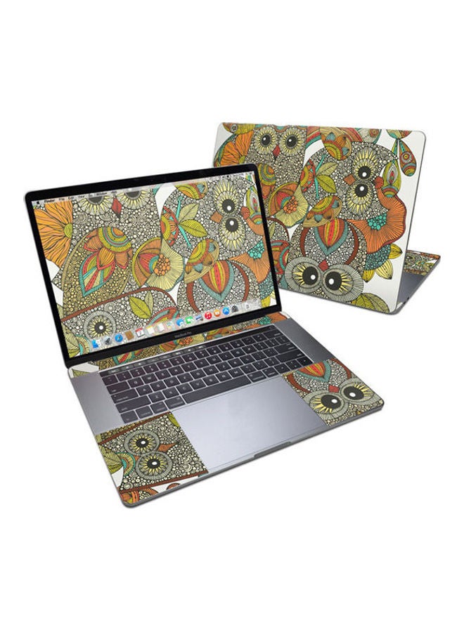 4 Owls  Skin For Apple Macbook Pro 15 Multicolour