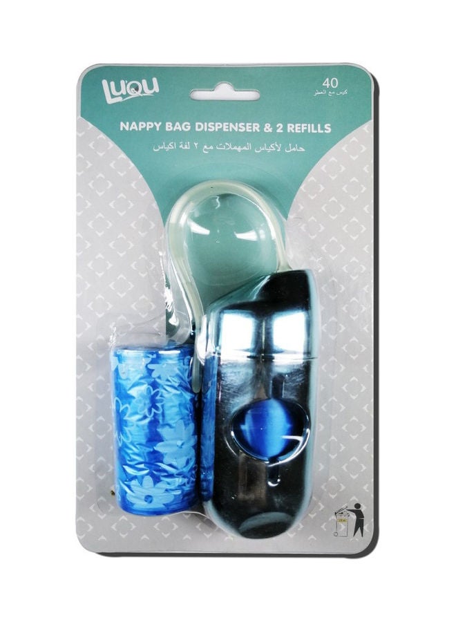 لوكو طقم حقائب حفاضات للاستعمال مرة واحدة مع موزع وعبوات إعادة تعبئة من قطعتين - Image 3