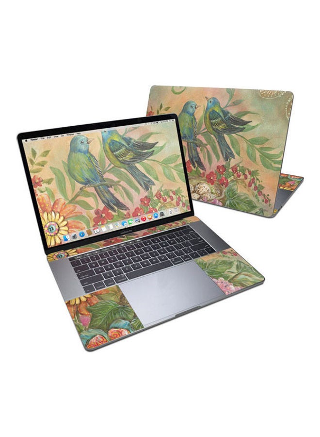 Splendid Botanical Cut Skin For Apple Macbook Pro 15 Multicolour