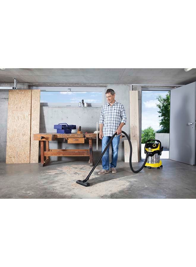 كارشر مكنسة كهربائية WD 5 بريميوم متعددة الأغراض 25 L 1100 W 1.348-235 أصفر/ أسود  - Image 2