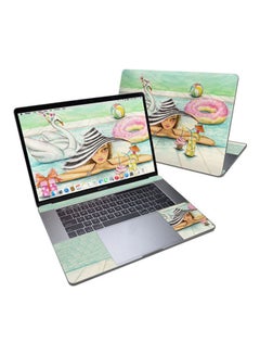 Delphine At The Pool Party  Skin For Apple Macbook Pro 15 Multicolour