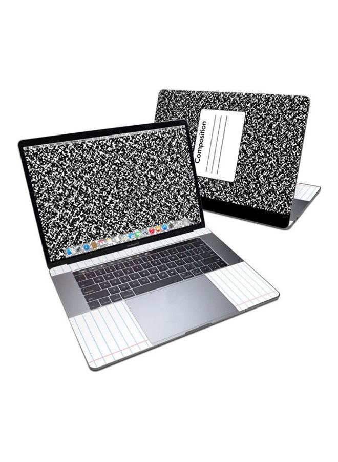 Composition Notebook Skin For Macbook Pro 15 2016 Multicolour 