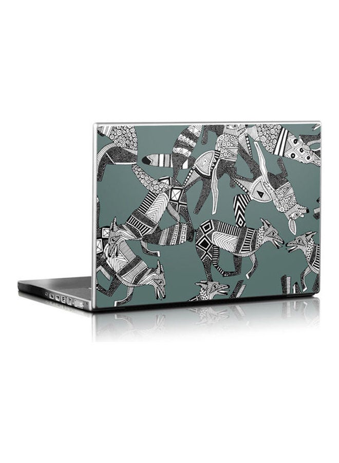 غطاء حماية بتصميم ثعلب من وودلاند لجهاز أبل ماك بوك برو 15 متعدد الألوان