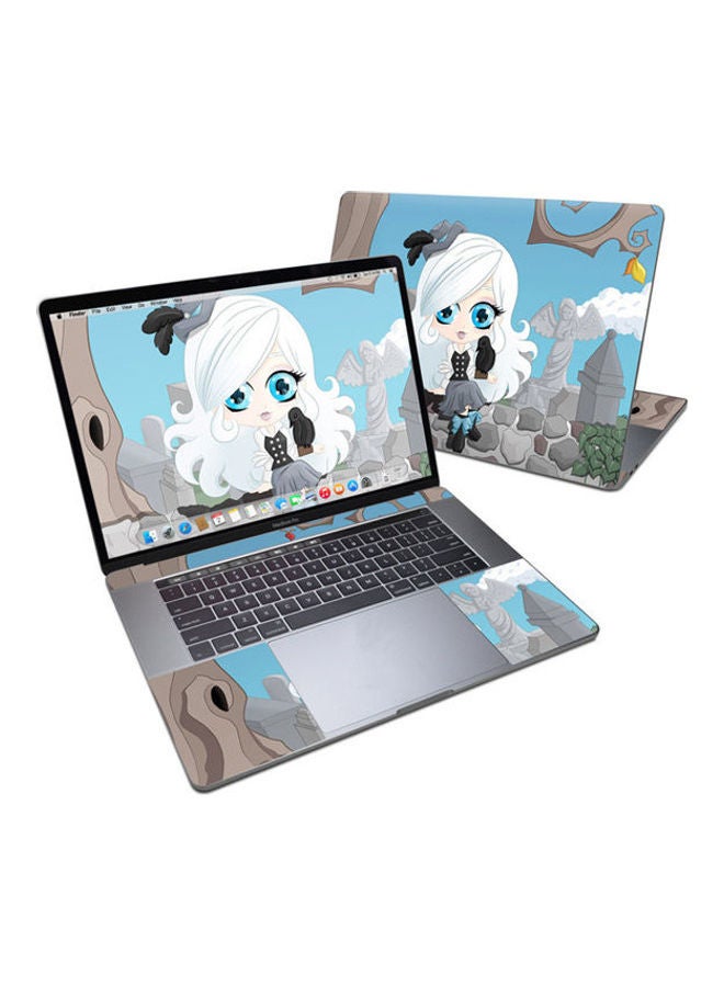Raven Friend Cut Skin For Apple Macbook Pro 15 Multicolour