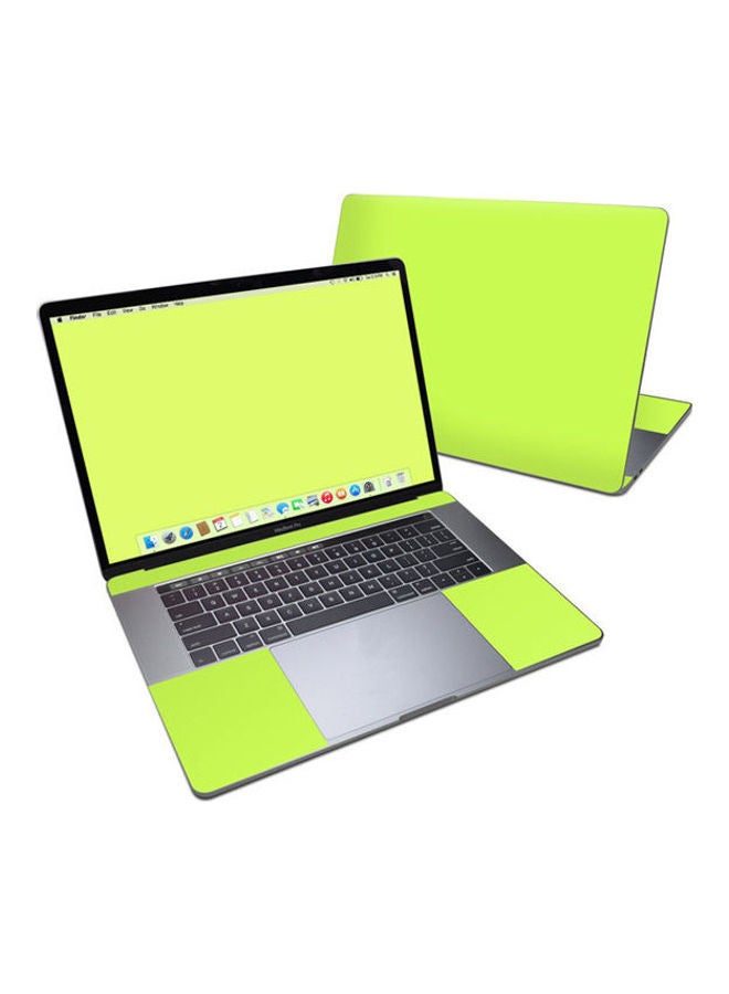 Solid State Lime Cut Skin For Apple Macbook Pro 15 Lemon Yellow