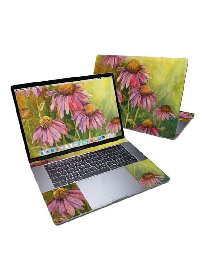 Prairie Coneflower Cut Skin For Apple Macbook Pro 15 Multicolour
