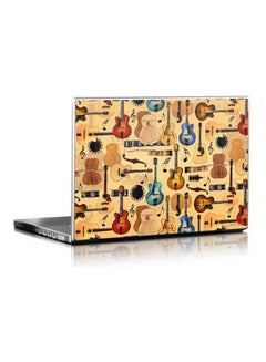 Guitar Collage Skin For Mackbook Pro 15 Multicolour