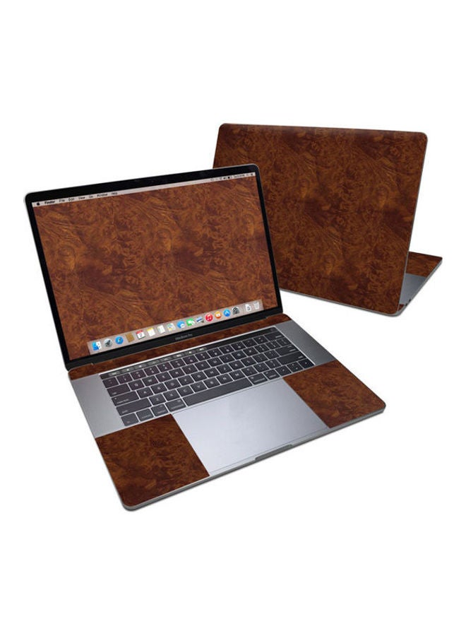 Generic Dark Burlwood  Skin For Apple Macbook Pro 15 Multicolour 