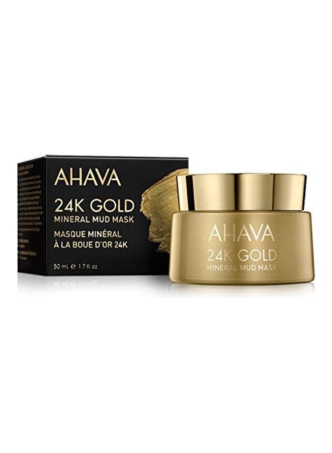 AHAVA 24k Gold Mineral Mud Mask Gold  - Image 1