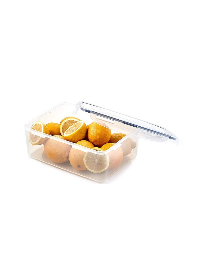 LocknLock Classic Rectangular Short Food Container Clear 2.6Liters  - Image 3