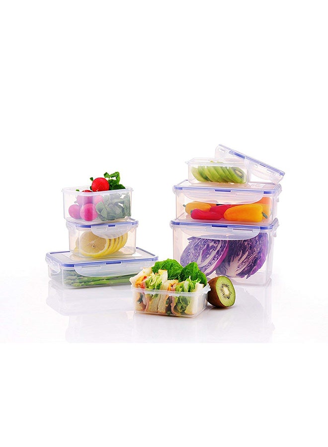 لوك اند لوك علبة طعام من البلاستيك سعة 800 مل، لون أبيض أبيض 800ملليلتر - Image 3