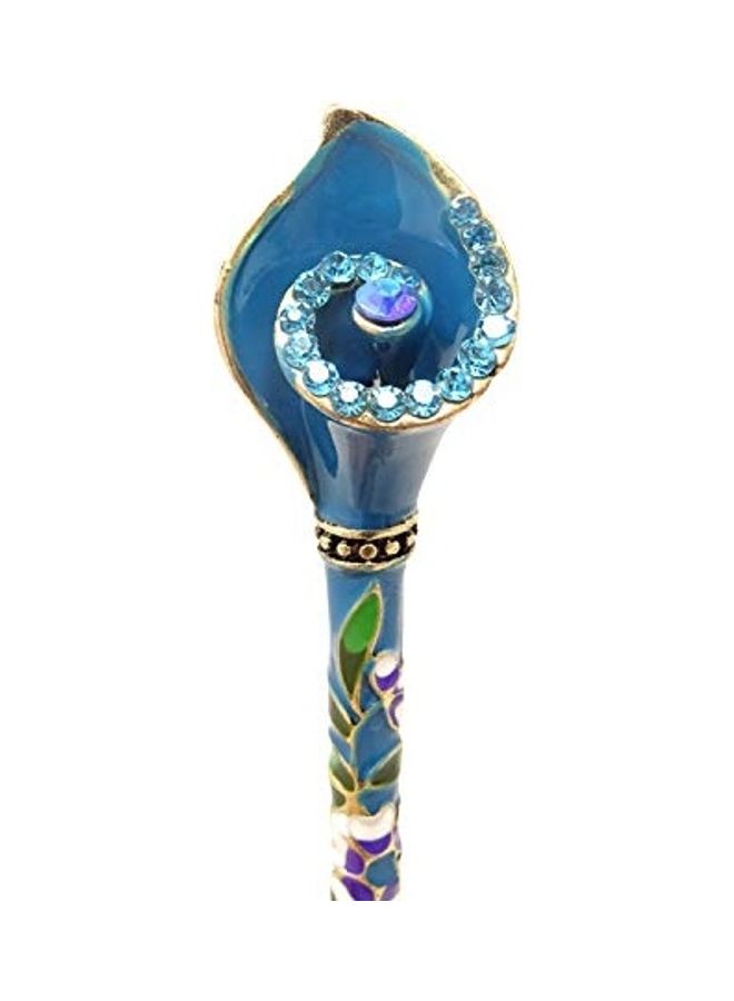 HONBAY - Cloisonn Vintage Hair Stick With Calla Chinese Traditional Style Fashion Chopsticks Hairpin - Image 1