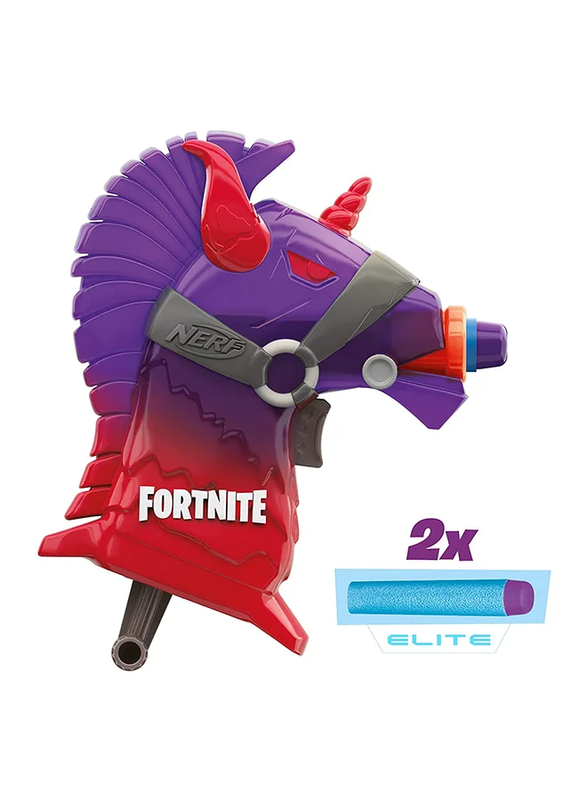 NERF Nerf Microshots Fortnite Thunder Crash -- Mini Dart-Firing Blaster And 2 Official Nerf Elite Darts -- For Youth, Teens, Adults 1.75x8.5x7.5inch