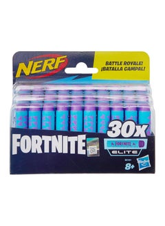 Fortnite Nerf Official 30 Dart Elite Refill Pack For Nerf Fortnite Elite Dart Blasters -- Compatible With Nerf Elite Blasters -- For Youth, Teens, Adults